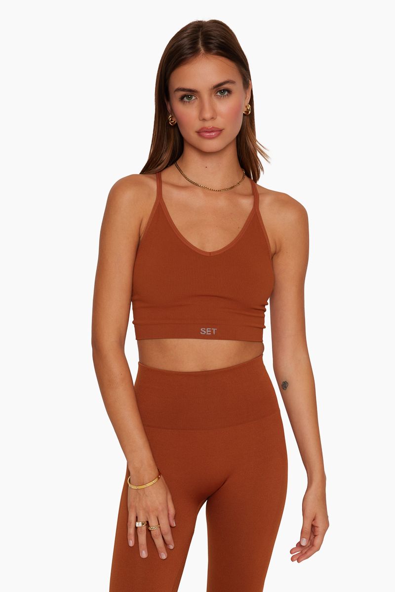 SCULPTFLEX® RIBBED V BRA - VINTAGE sold by SETactive product image thumbnail 3