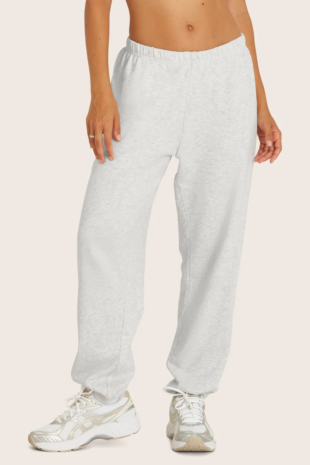 LIGHTWEIGHT SWEATS CLASSIC SWEATPANTS - HEATHER GREY sold by SETactive