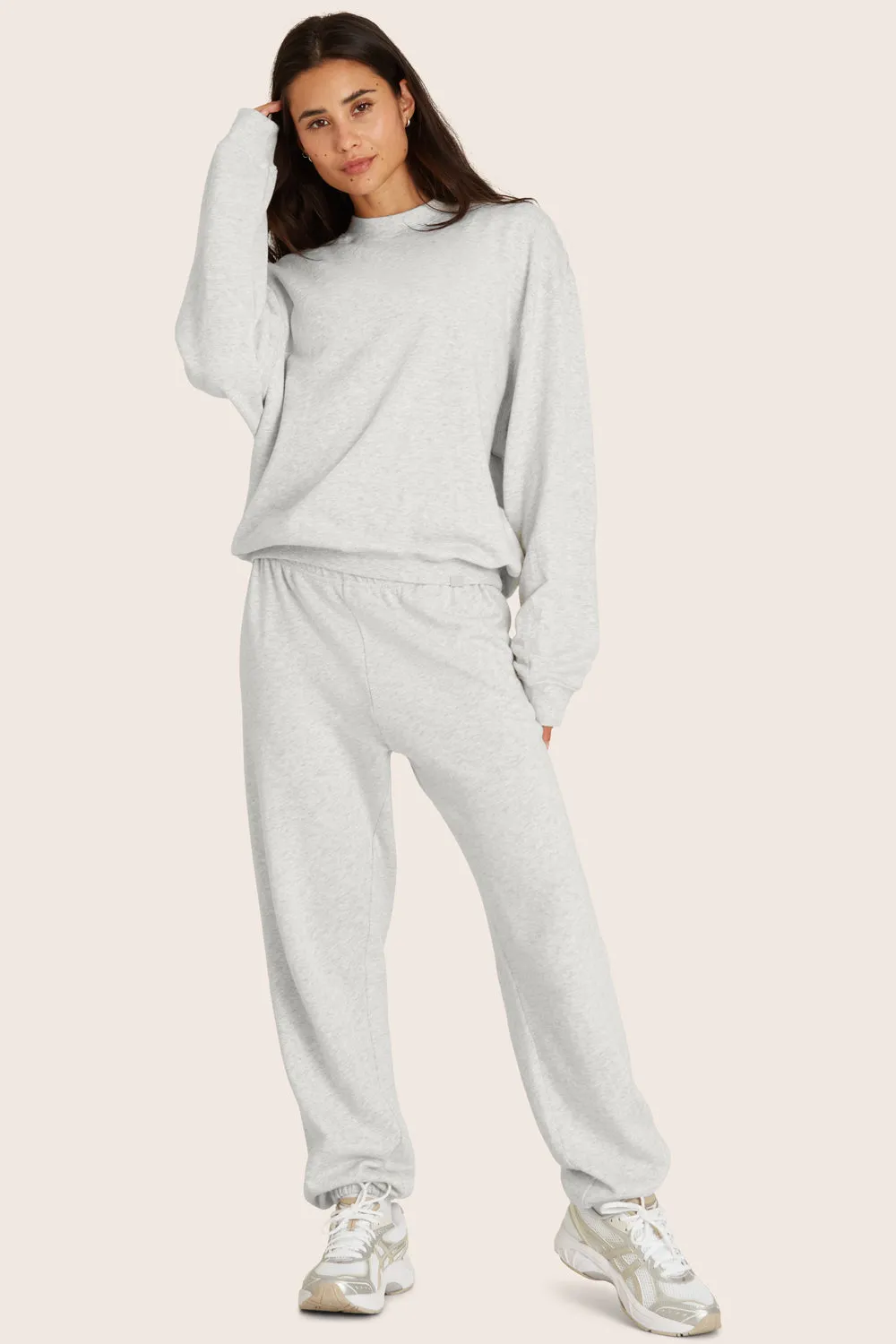 LIGHTWEIGHT SWEATS CLASSIC SWEATPANTS - HEATHER GREY sold by SETactive product image thumbnail 2