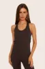 CLASSIC COTTON DAILY RACER TANK - ESPRESSO sold by SETactive