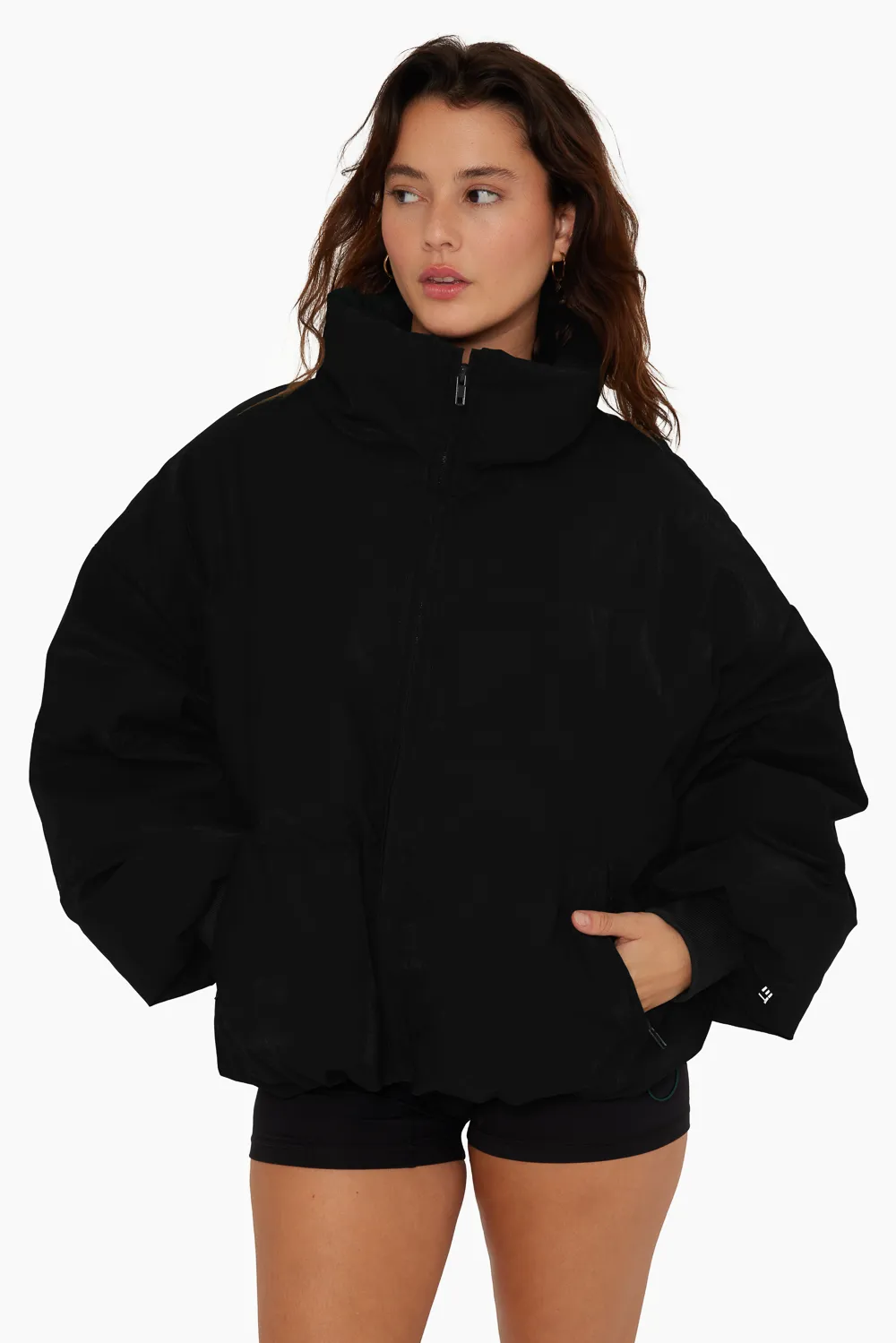 COATED POLY OVERSIZED PUFFER - ONYX sold by SETactive