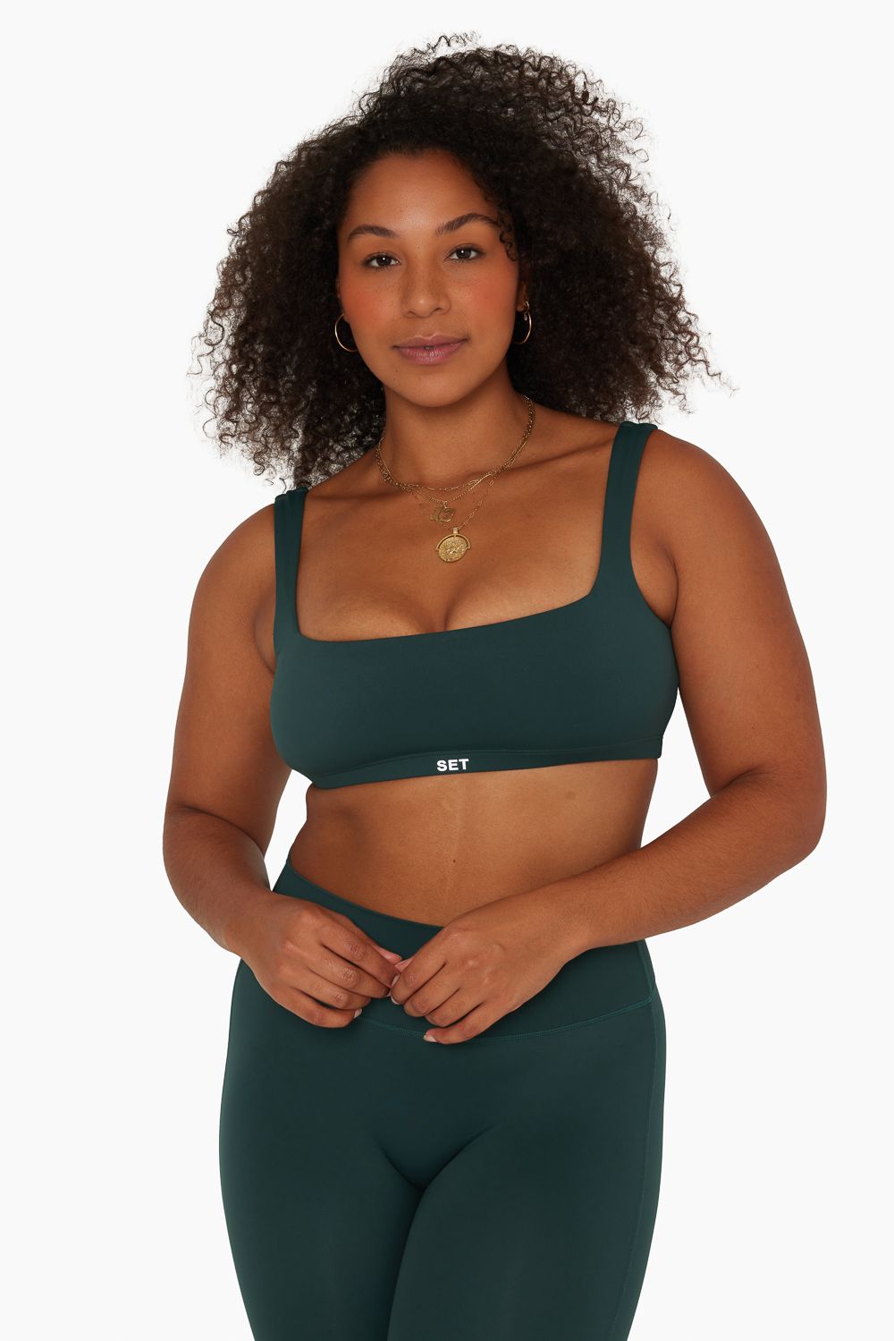 SPORTBODY® SQUARE BACK BRA - IVY sold by SETactive