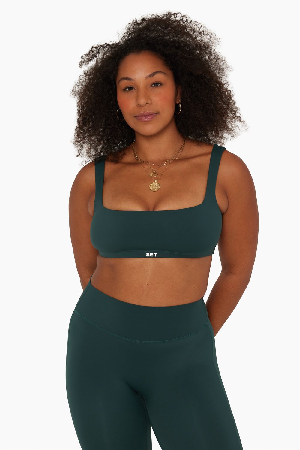 SPORTBODY® SQUARE BACK BRA - IVY sold by SETactive product image thumbnail 2