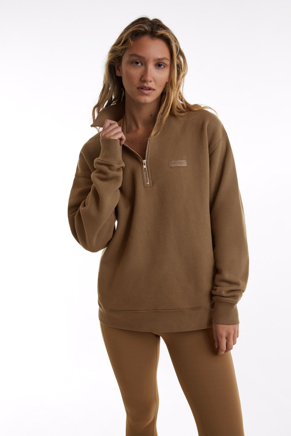 REMIX HALF ZIP - COOKIE sold by SETactive