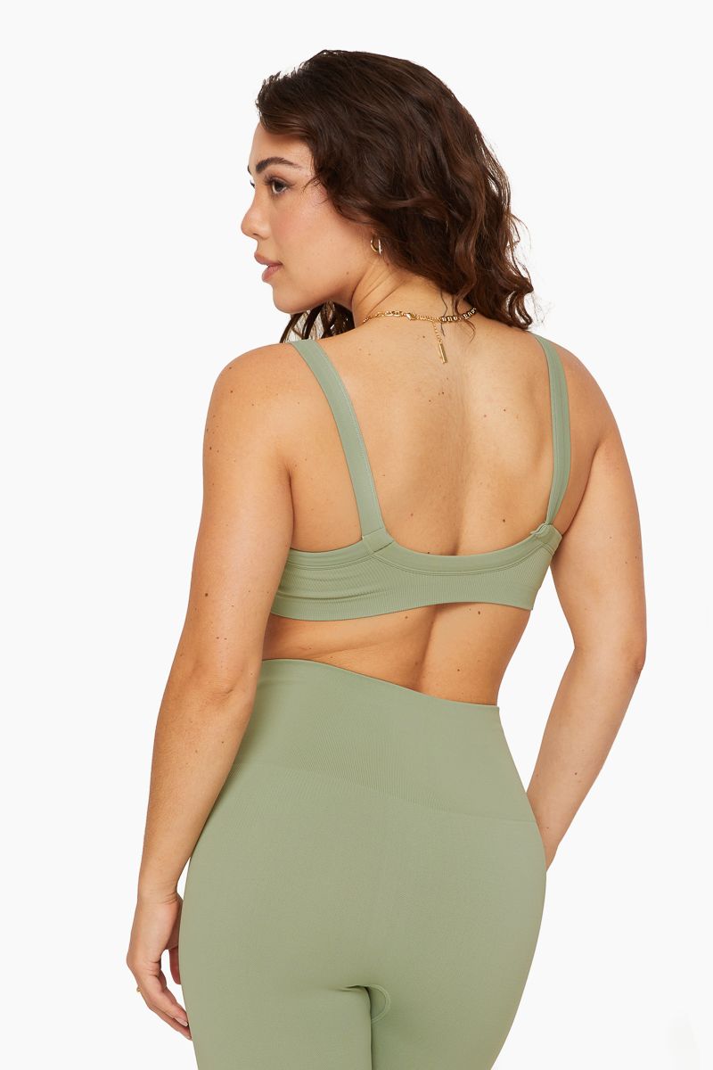 SCULPTFLEX® LOW BACK CAMI BRA - MATCHA sold by SETactive product image thumbnail 2