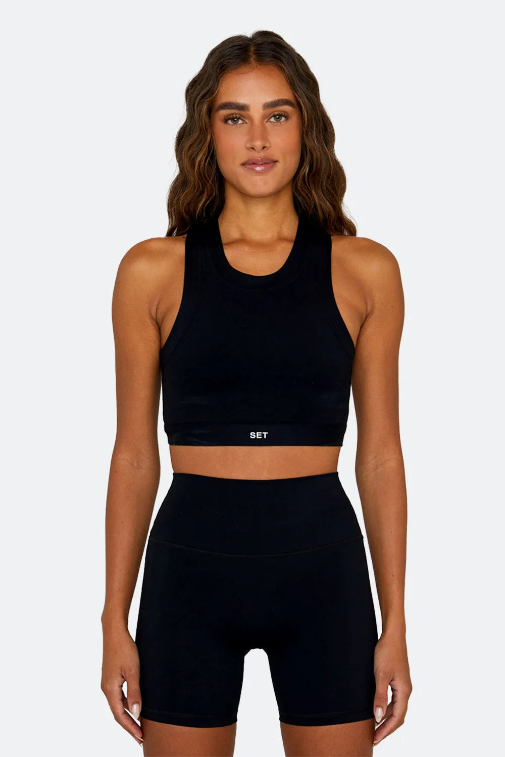 SPORTBODY® HIGH NECK BRA - ONYX sold by SETactive