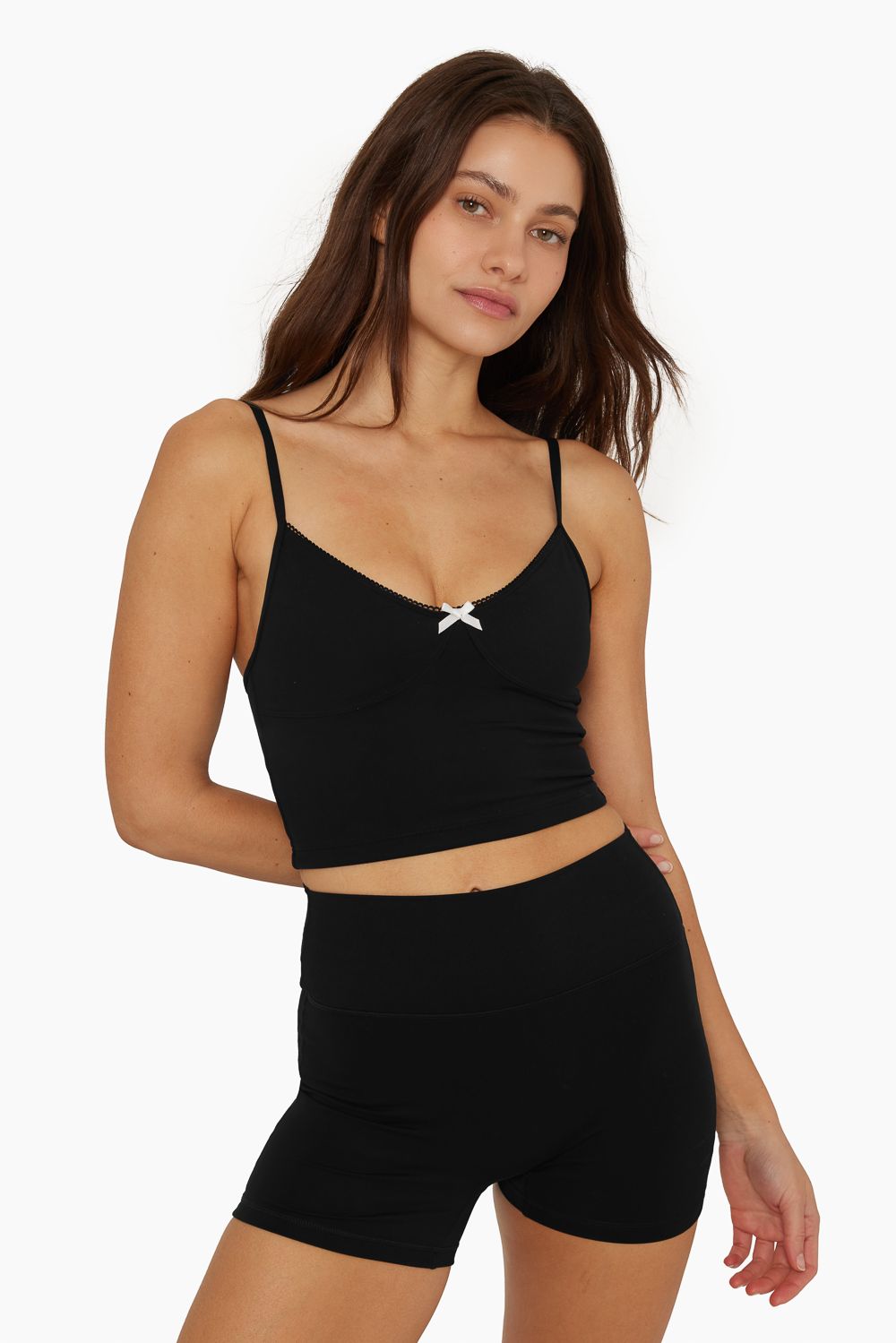 SPORTBODY® CAMI CONTOUR CROP - ONYX sold by SETactive product image thumbnail 4