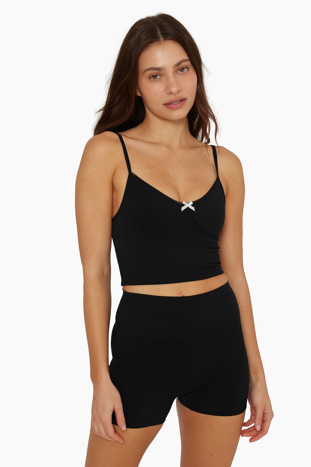 SPORTBODY® CAMI CONTOUR CROP - ONYX sold by SETactive product image thumbnail 3