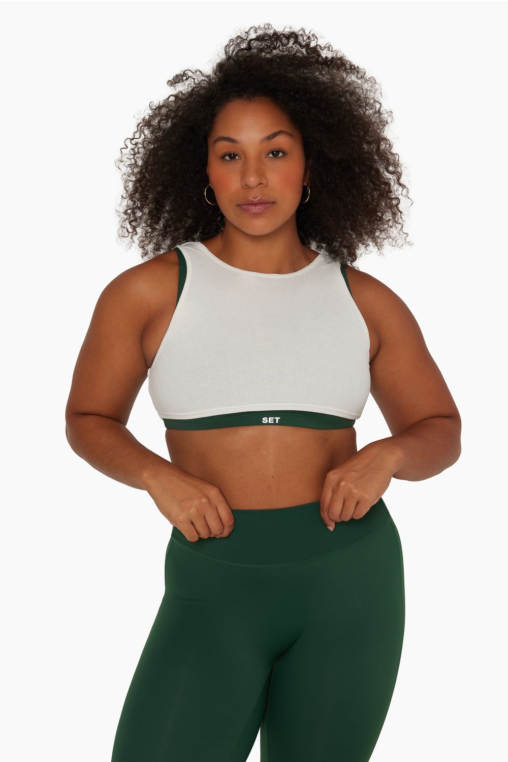 SPORTBODY® LAYERED TANK BRA - SYCAMORE sold by SETactive