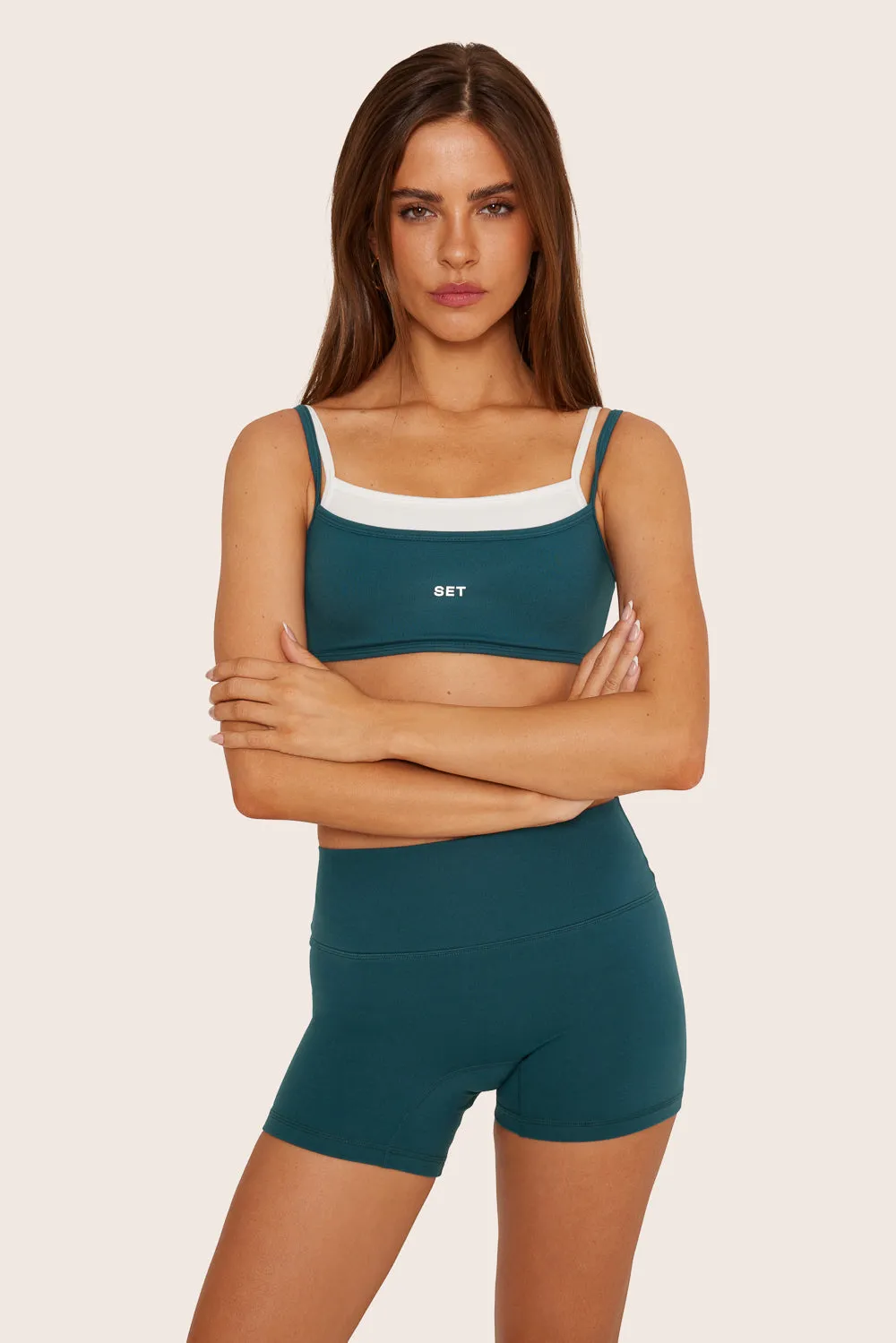 FORMCLOUD® DOUBLE SCOOP BRA - AGAVE sold by SETactive product image thumbnail 2