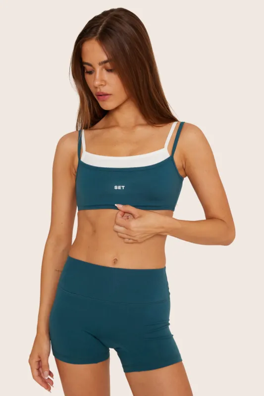 FORMCLOUD® DOUBLE SCOOP BRA - AGAVE sold by SETactive