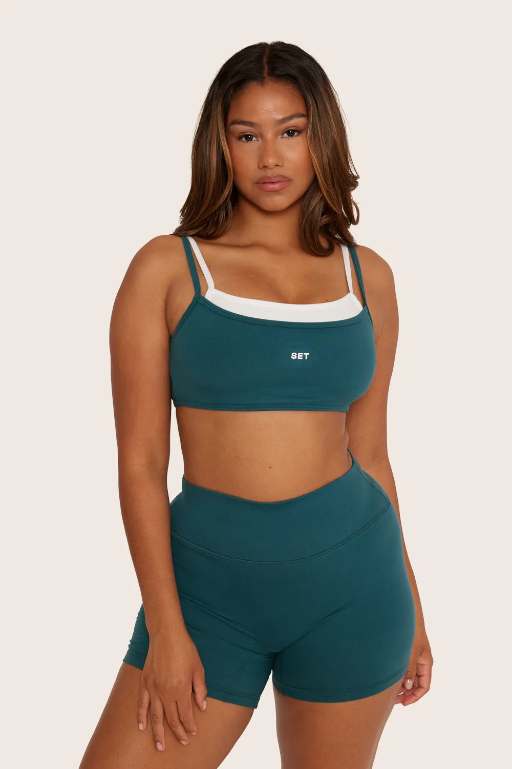 FORMCLOUD® DOUBLE SCOOP BRA - AGAVE sold by SETactive product image thumbnail 3