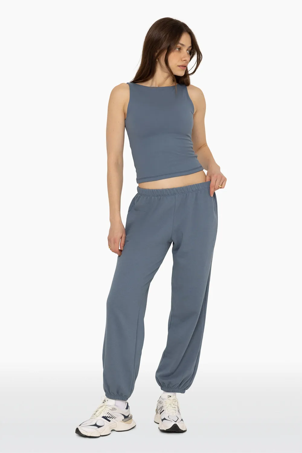 LIGHTWEIGHT SWEATS CLASSIC SWEATPANTS - MINERAL sold by SETactive product image thumbnail 2