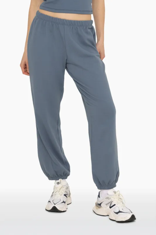 LIGHTWEIGHT SWEATS CLASSIC SWEATPANTS - MINERAL made by SETactive