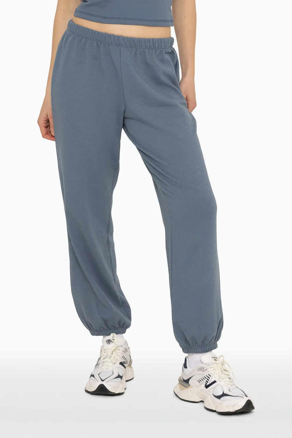 LIGHTWEIGHT SWEATS CLASSIC SWEATPANTS - MINERAL sold by SETactive
