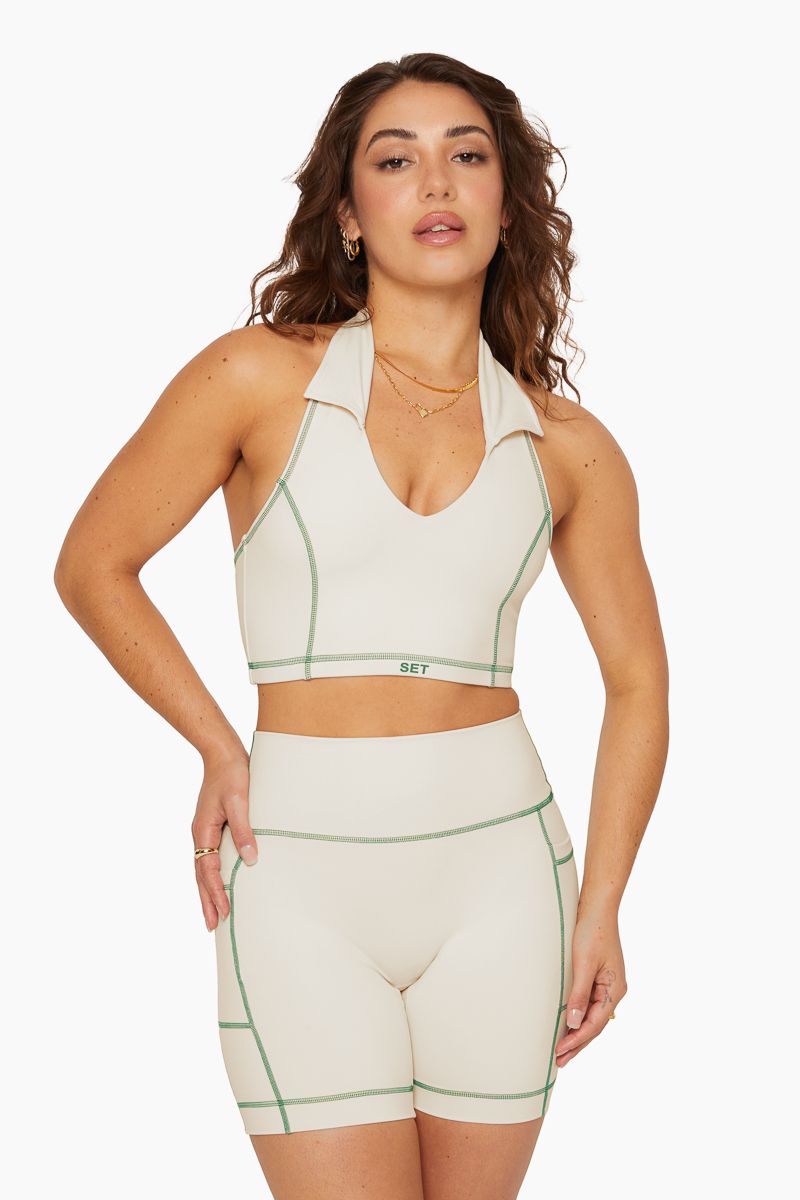 SPORTBODY® COLLARED V TANK BRA - VOLLEY sold by SETactive product image thumbnail 3