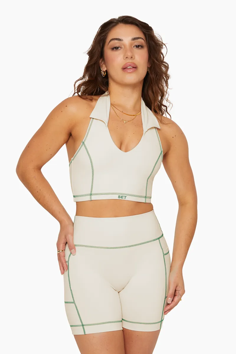 SPORTBODY® COLLARED V TANK BRA - VOLLEY sold by SETactive product image thumbnail 3