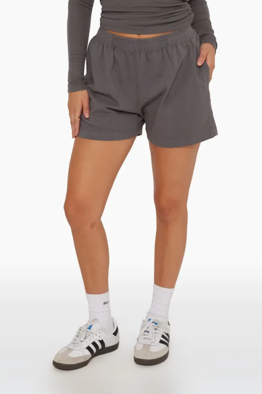 HEAVY COTTON EASY SHORTS - GRAPHITE sold by SETactive
