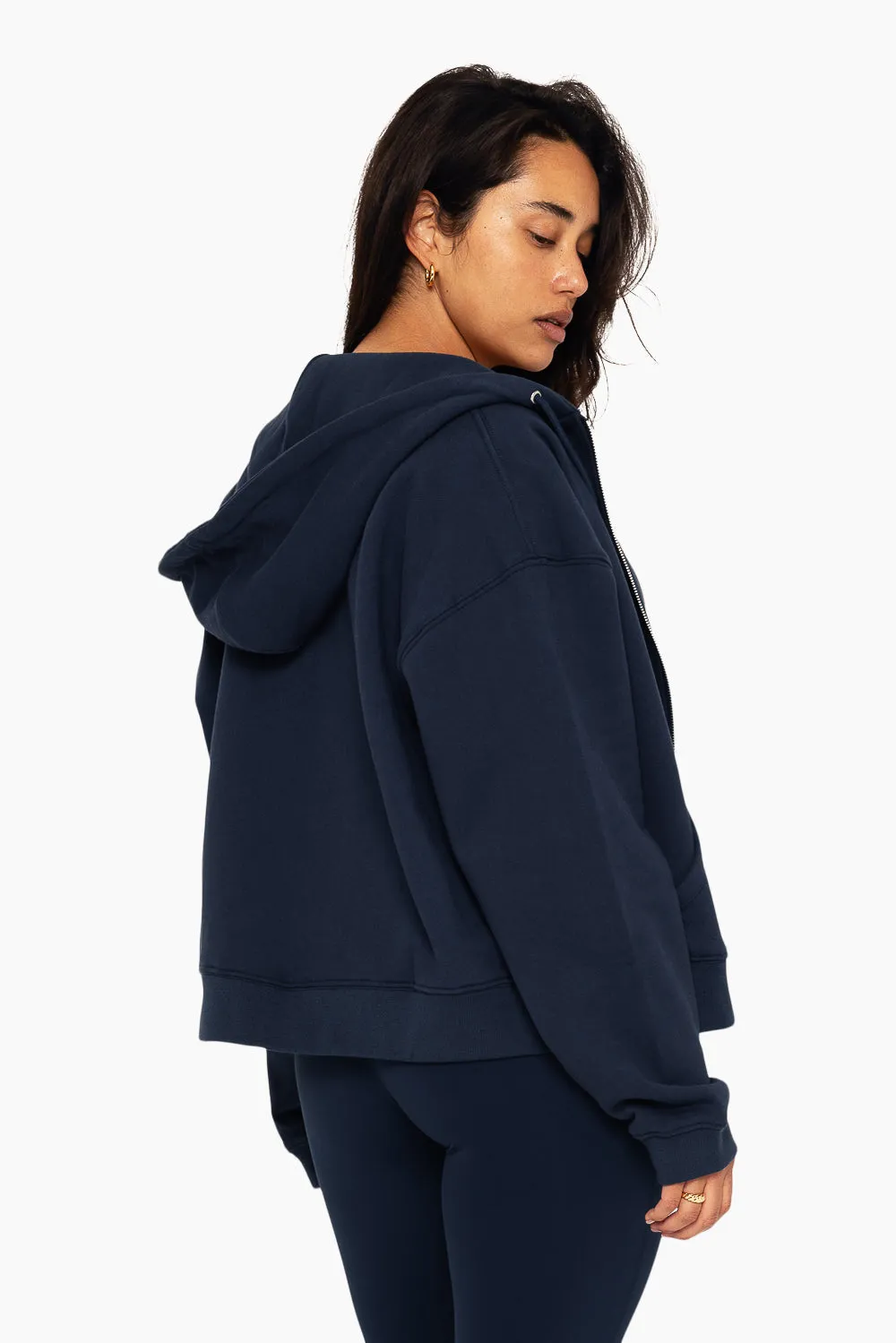 HEAVYWEIGHT SWEATS ZIP HOODIE - OXFORD sold by SETactive product image thumbnail 2