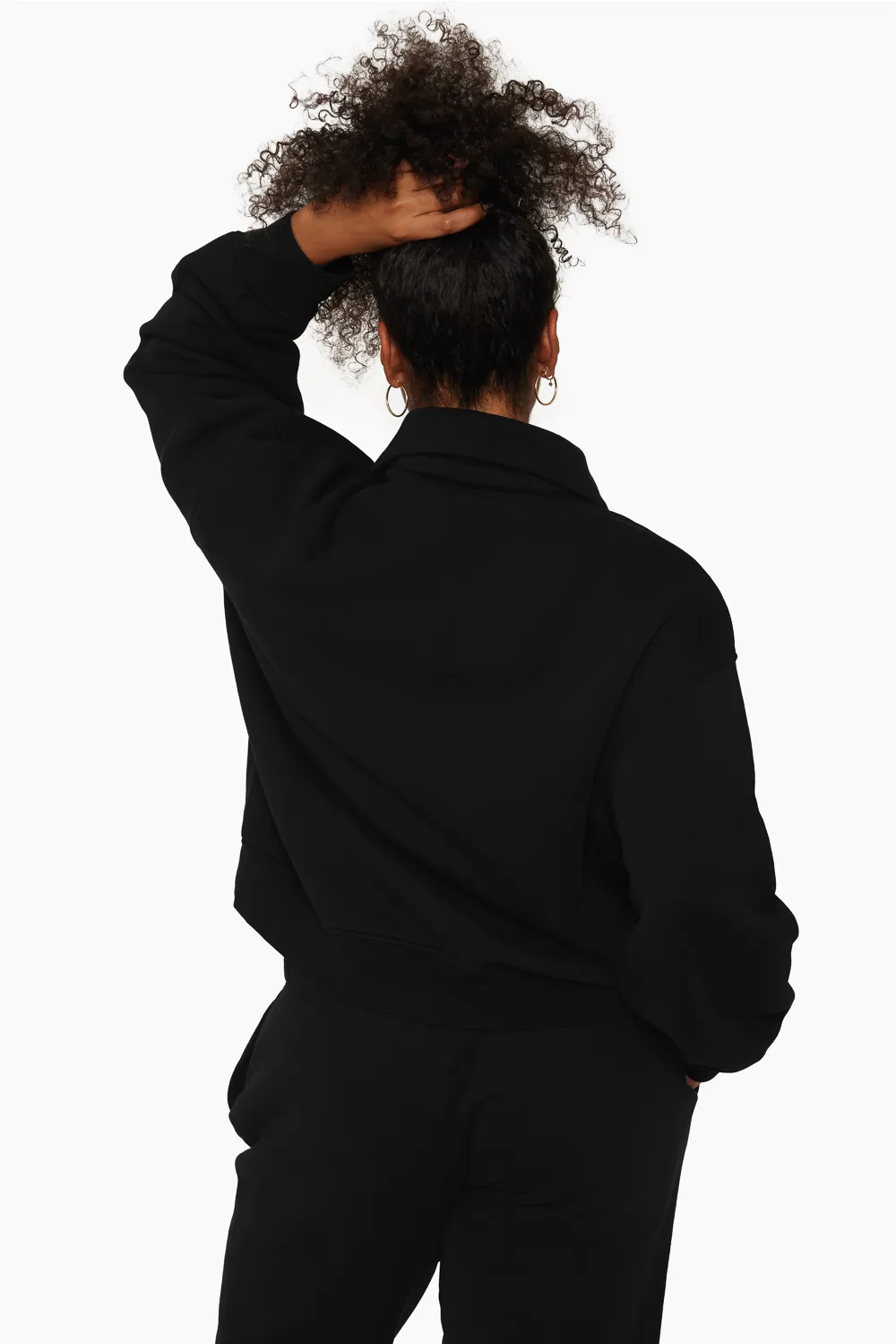 HEAVYWEIGHT SWEATS COLLARED SWEATSHIRT - ONYX sold by SETactive product image thumbnail 3