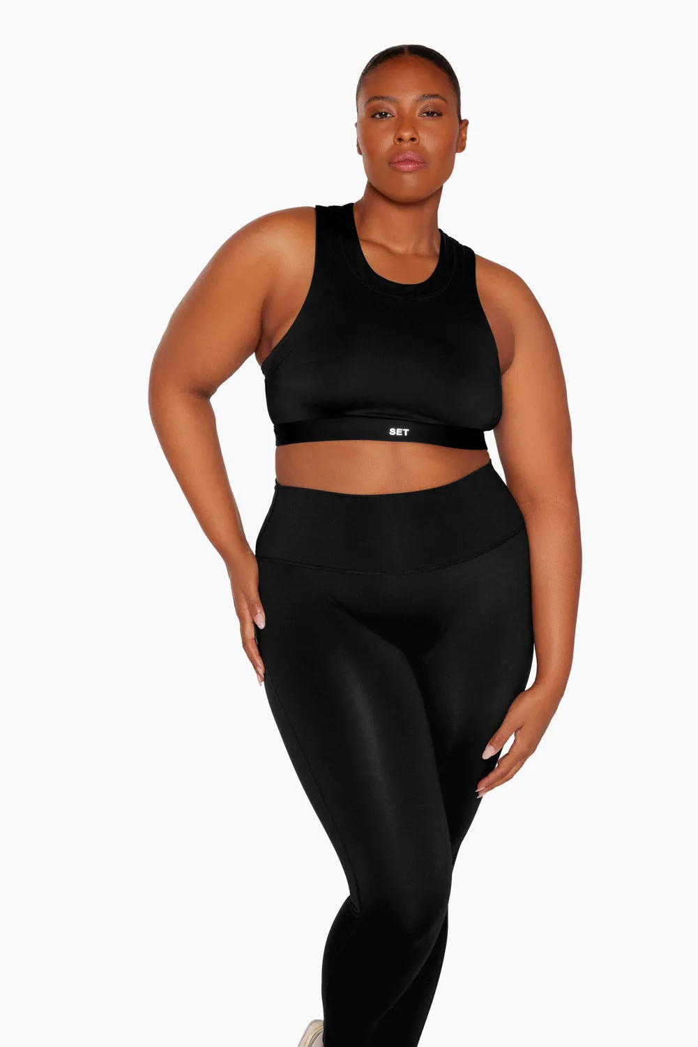 SPORTBODY® MINI HIGH NECK BRA - ONYX sold by SETactive product image thumbnail 3