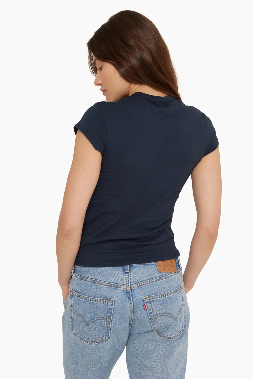 CLASSIC COTTON GIRLFRIEND TEE - OXFORD sold by SETactive product image thumbnail 2