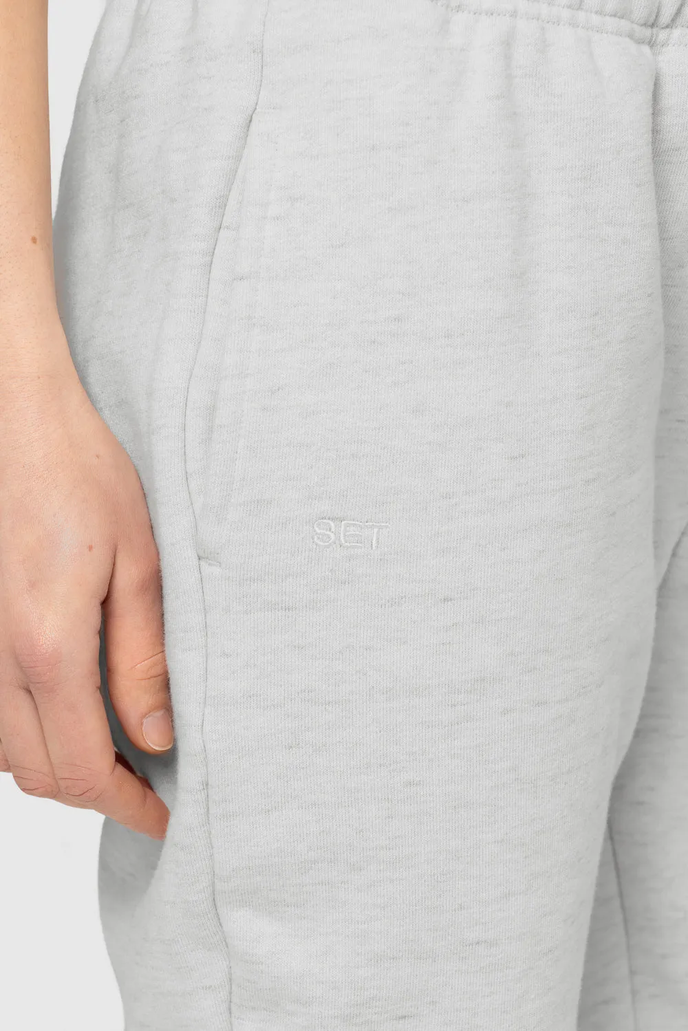 HEAVYWEIGHT SWEATS DRAWSTRING SWEATPANTS - HEATHER GREY sold by SETactive product image thumbnail 4