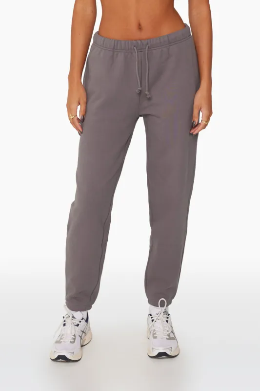 HEAVYWEIGHT SWEATS DRAWSTRING SWEATPANTS - SMOKE sold by SETactive