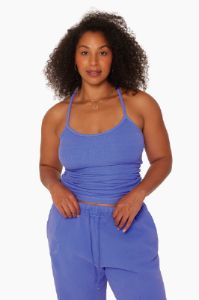 RIBBED SCOOP RACER TANK - RETRO sold by SETactive