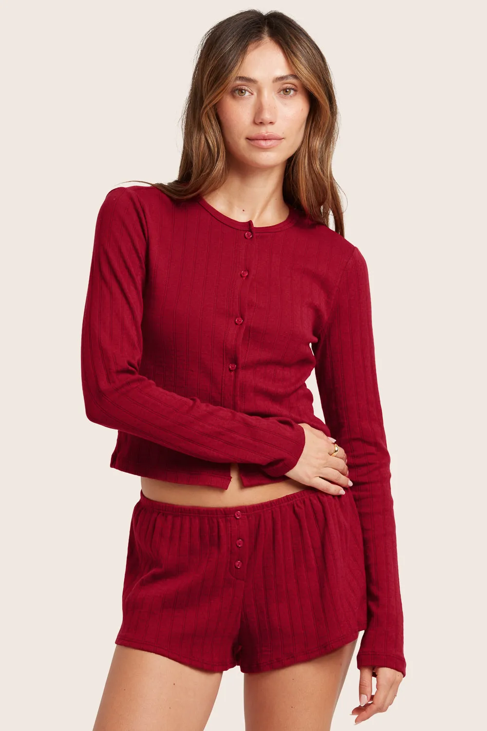 POINTELLE CARDIGAN - LOVE sold by SETactive