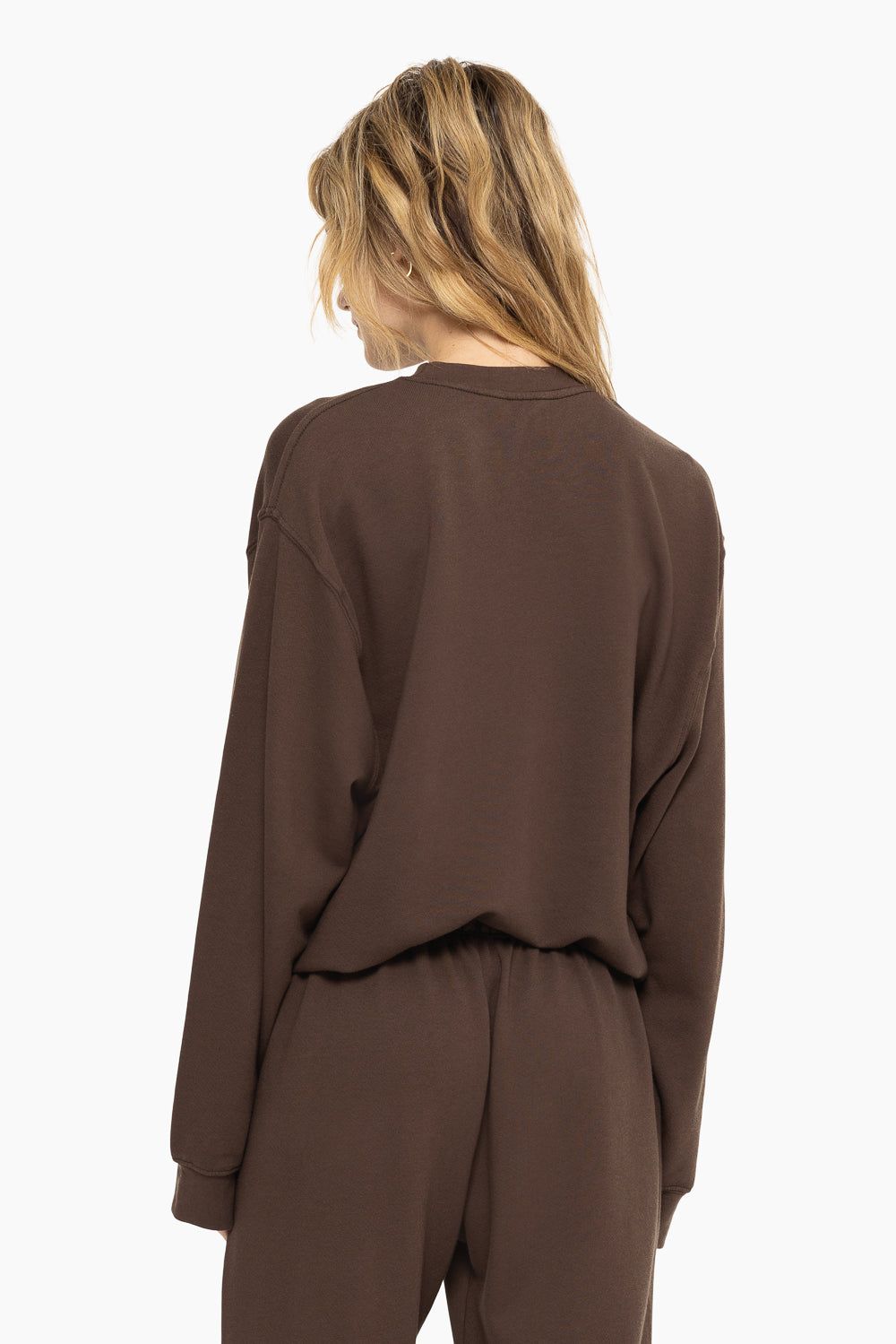 LIGHTWEIGHT SWEATS CLASSIC CREWNECK - CLOVE sold by SETactive product image thumbnail 2