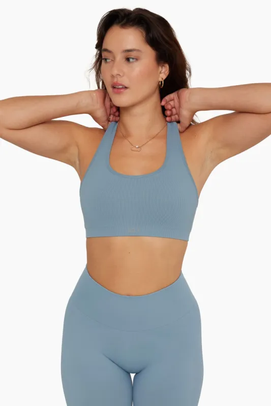 SCULPTFLEX® RACER BACK BRA - STEEL sold by SETactive