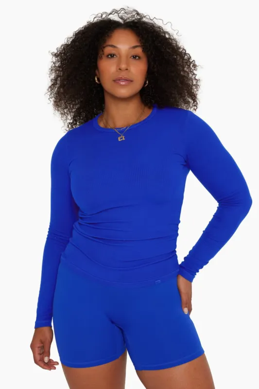 RIBBED MODAL ESSENTIAL LONG SLEEVE - REGAL sold by SETactive