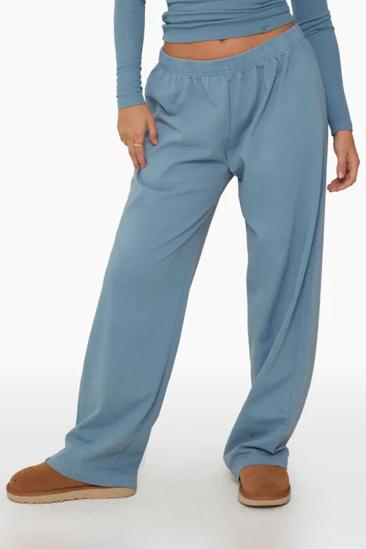 HEAVY COTTON EASY PANTS - STEEL sold by SETactive