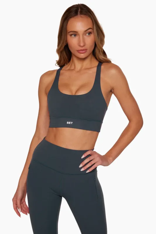 LUXFORM® SCOOP Y BRA - INK sold by SETactive