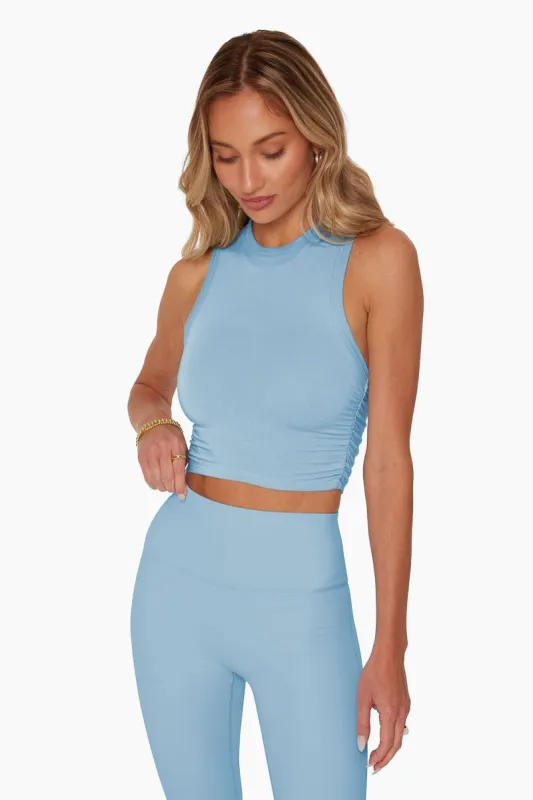 COTTON JERSEY HIGH NECK TANK - DREAM sold by SETactive