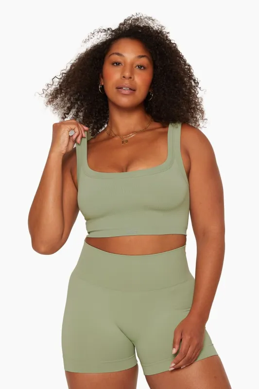 SCULPTFLEX® BOX TANK BRA - MATCHA sold by SETactive