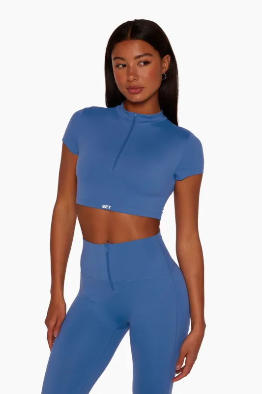 SPORTBODY® MOCK ZIP BRA - RIPPLE sold by SETactive