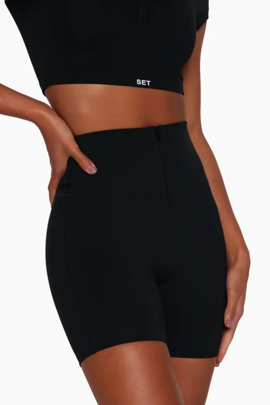 SPORTBODY® ZIP BIKE SHORTS - ONYX sold by SETactive