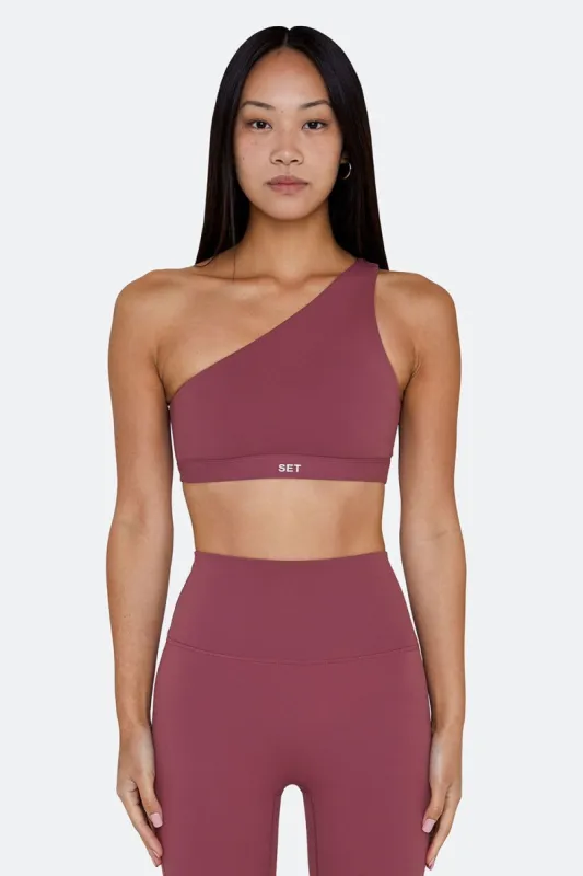 SPORTBODY® ONE SHOULDER BRA - CANYON made by SETactive
