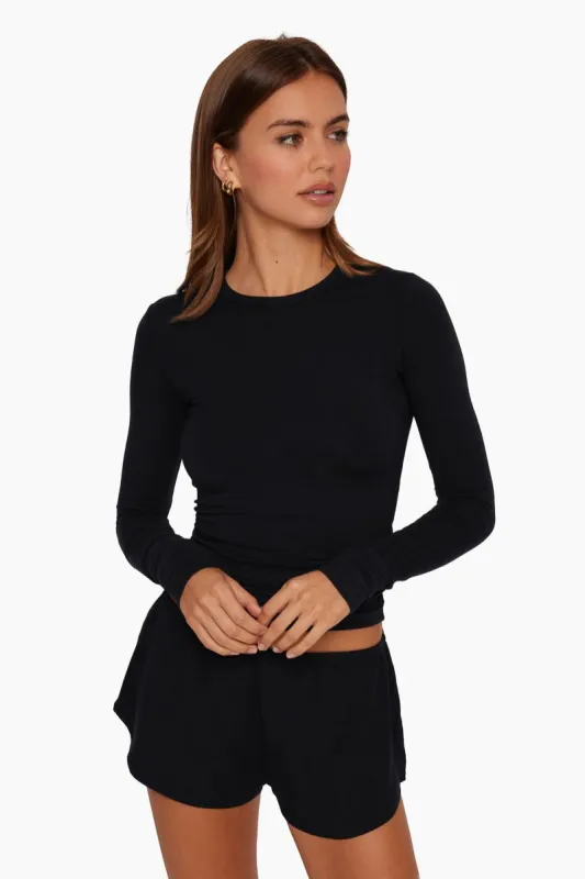 SET SLEEP™ FITTED LONG SLEEVE - ONYX sold by SETactive