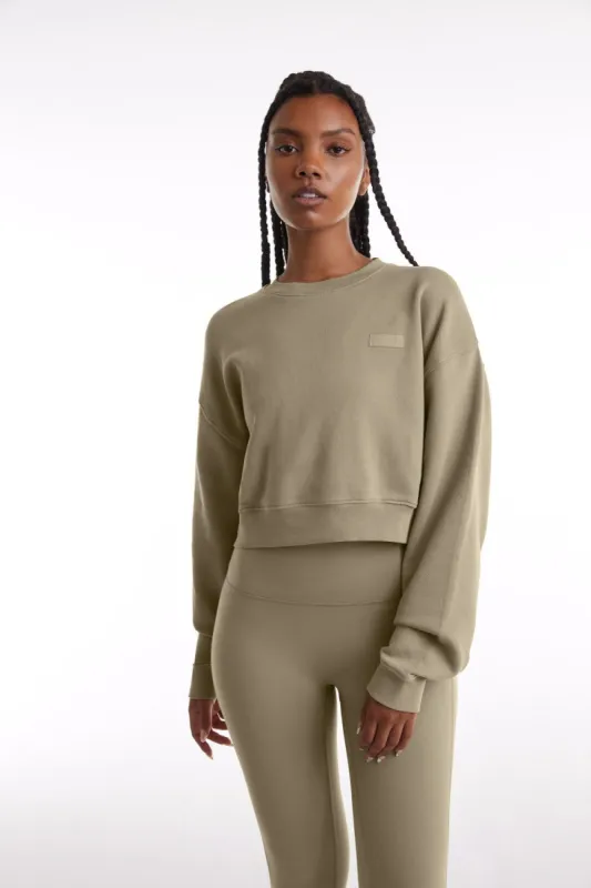 CROPPED CREWNECK - DESERT sold by SETactive