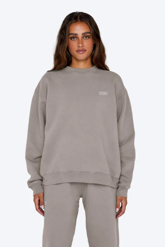 CREWNECK - STONE sold by SETactive