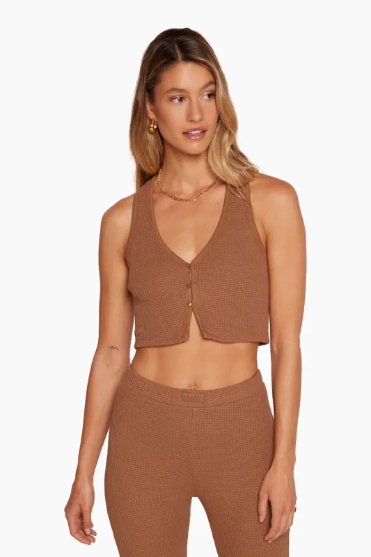 LOUNGE VEST TANK - FOXY sold by SETactive