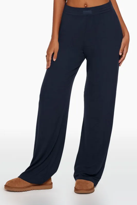 RIBBED WIDE LEG PANTS - OXFORD sold by SETactive