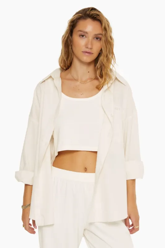 DAILY BUTTON DOWN - BLANC sold by SETactive