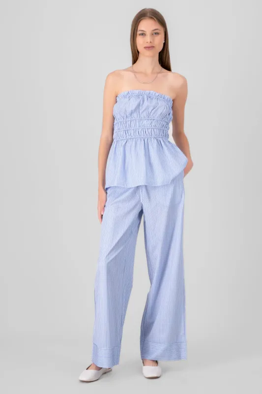 Pantalon recto rayas sold by Shasa