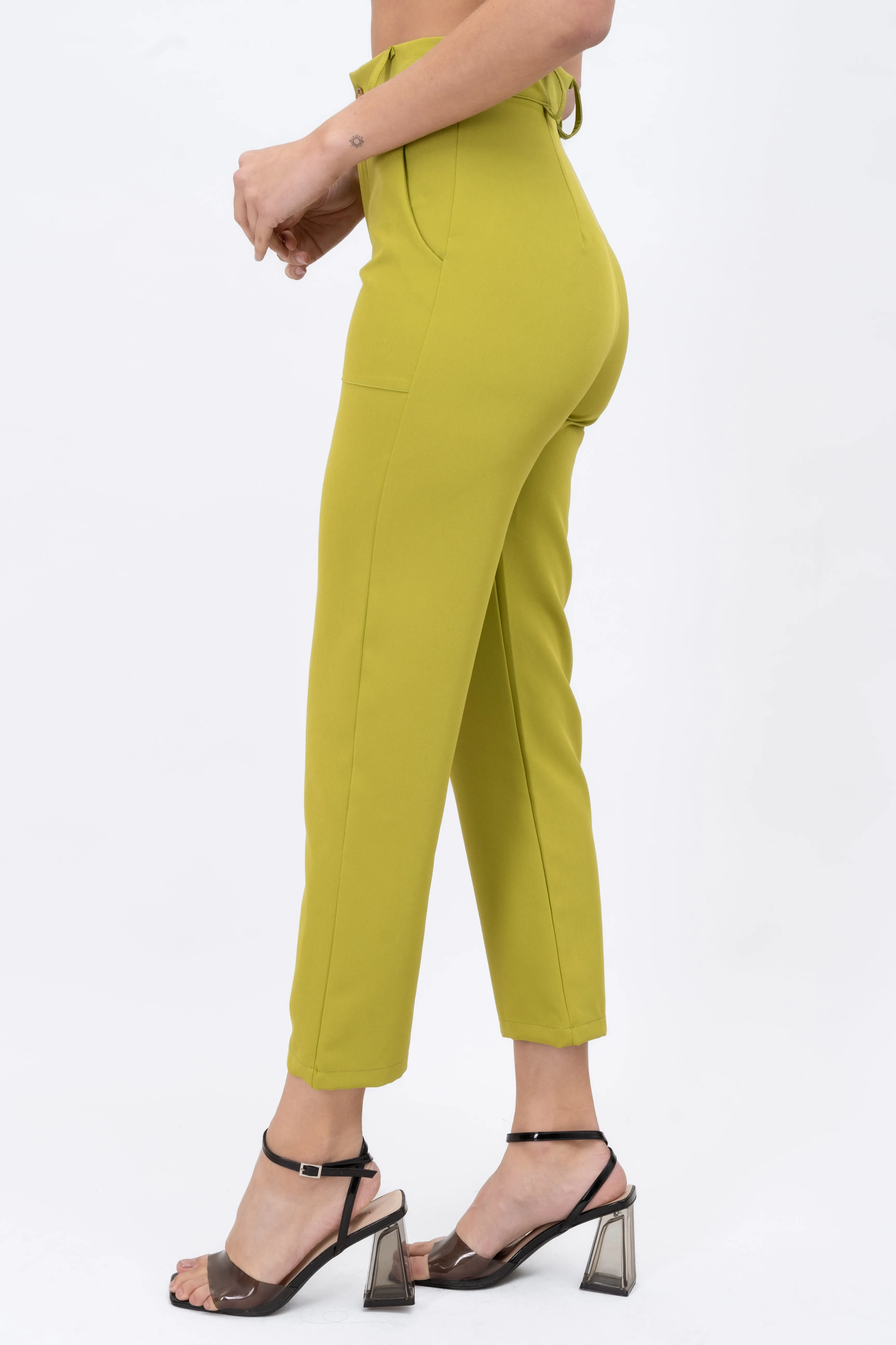 Pantalón Cintura Alta Capri Bolsas sold by Shasa product image thumbnail 3