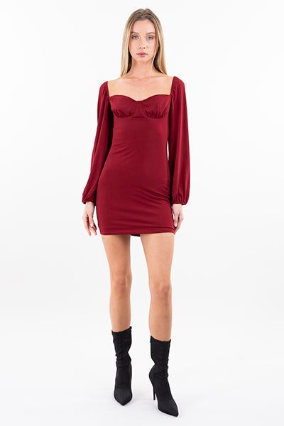 Vestido mini copas manga abullonada sold by Shasa product image thumbnail 2