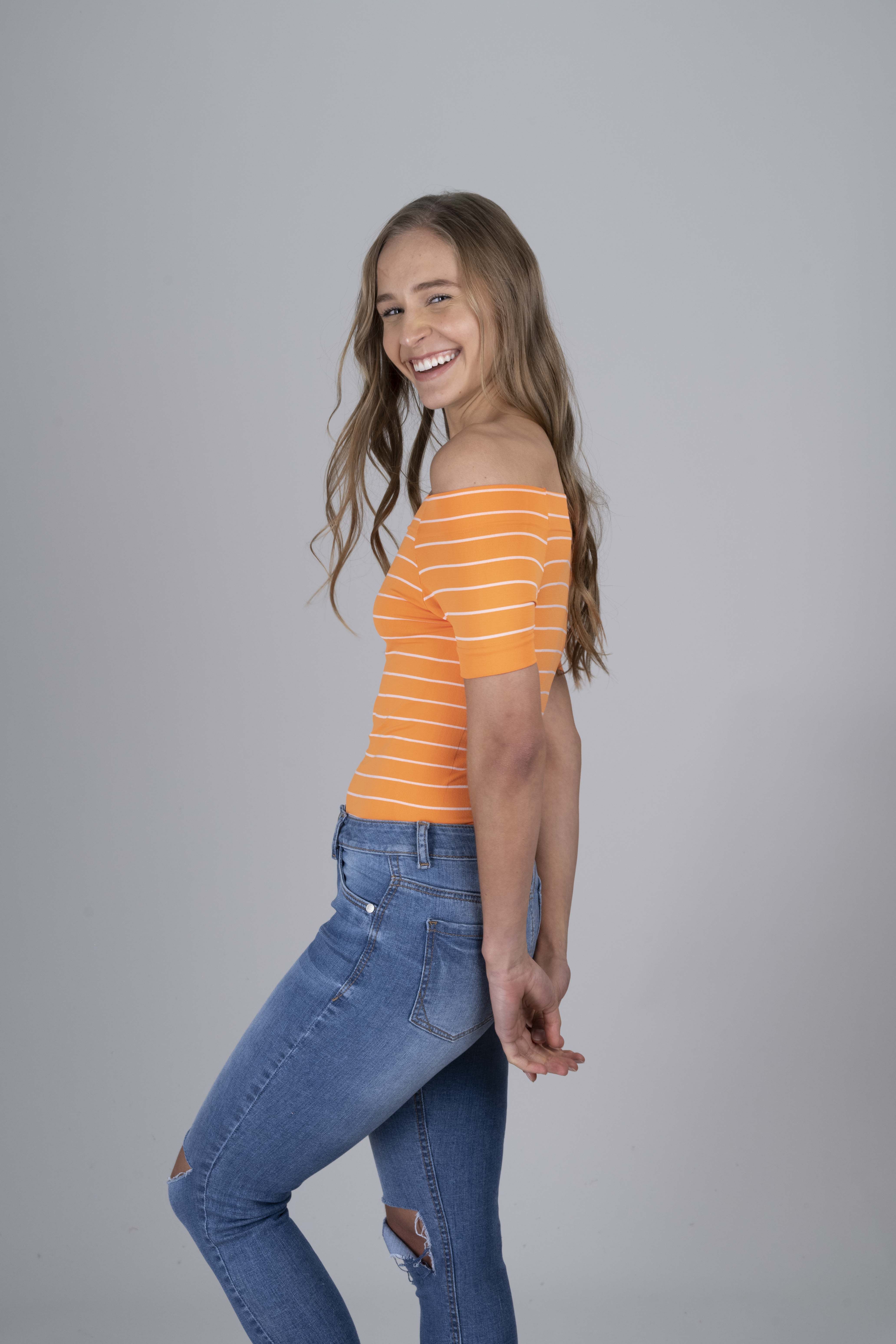 Bodysuit rayas hombro descubierto sold by Shasa product image thumbnail 5